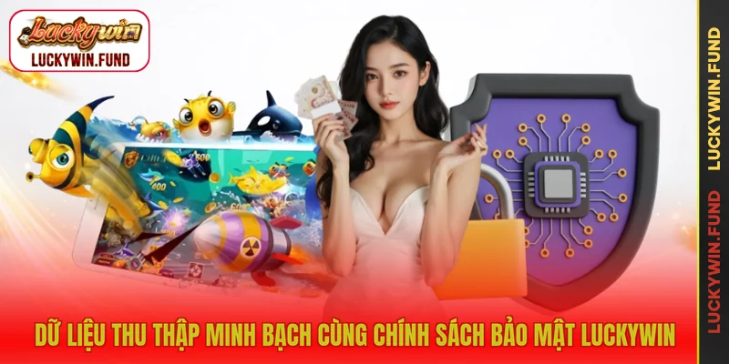 Dữ liệu thu thập minh bạch cùng chính sách bảo mật LUCKYWIN